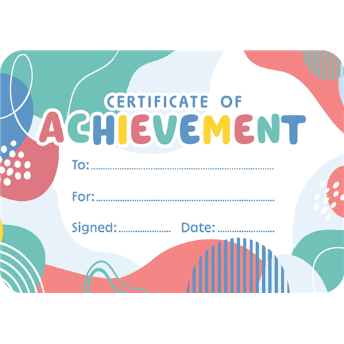 Growing Minds Achievement Certificates